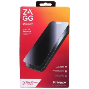 ZAGG Invisible Shield Privacy 360 Protect Screen Protector for iPhone 15 Plus