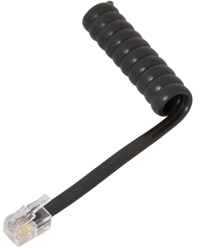 Zenith TH1025B Telephone Cord, Black Sheath :CD: QUANTITY: 1